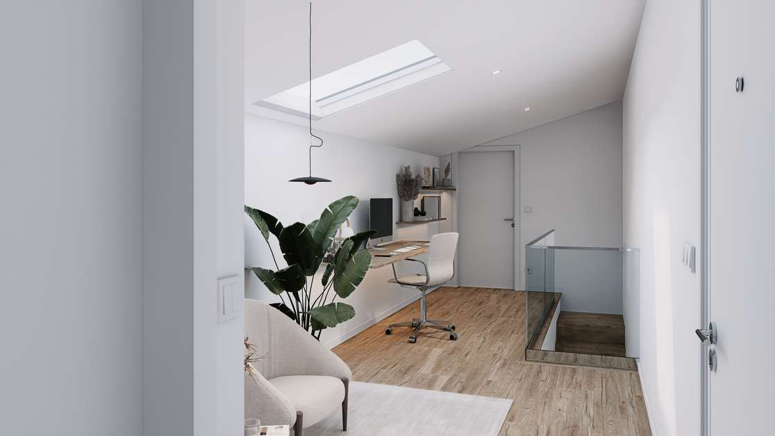 Apartamento coimbra-condeixa T2-Duplex sotão