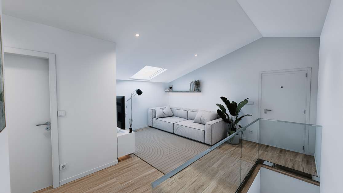 Apartamento coimbra-condeixa T2-Duplex sotão